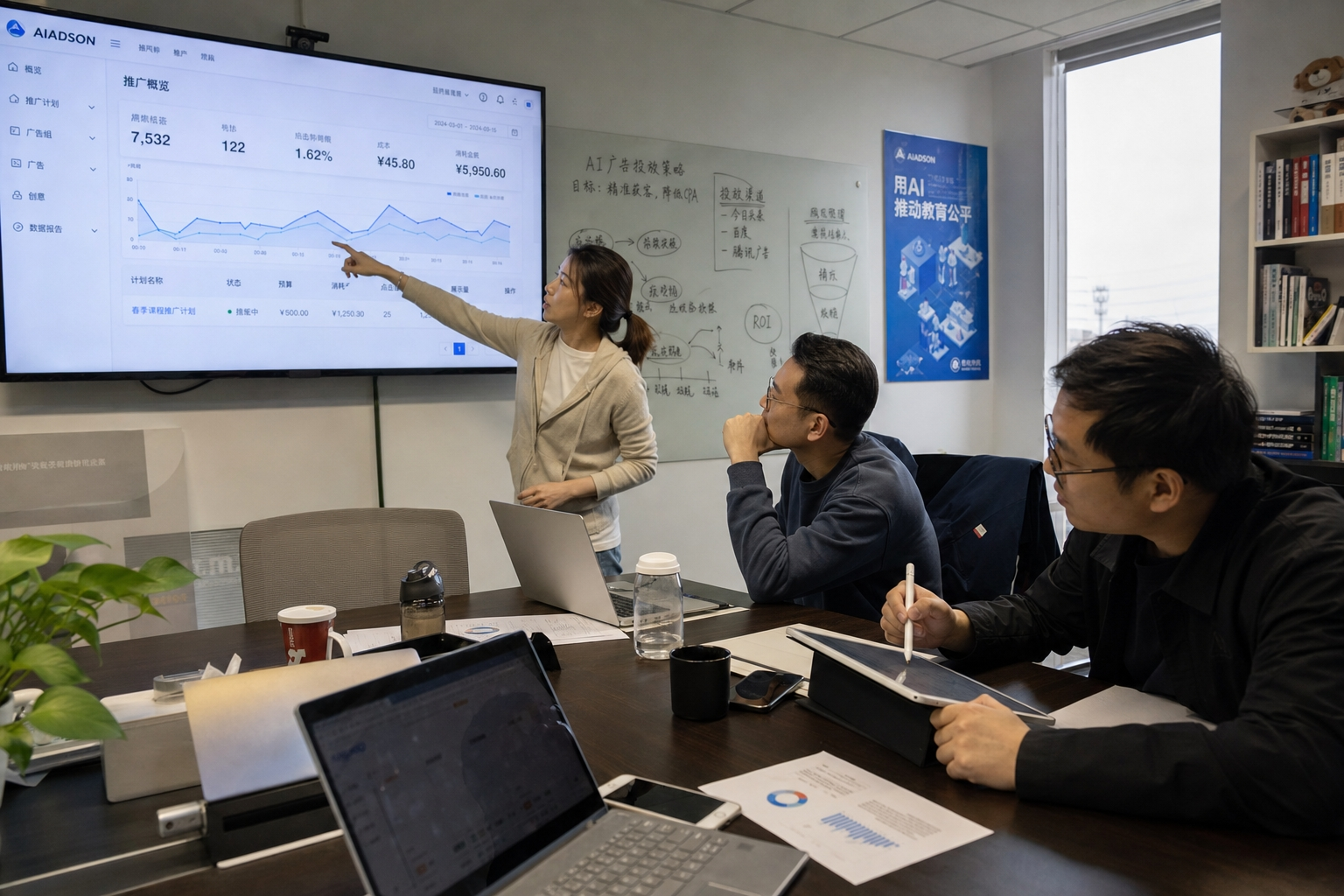 Smart Ads 团队正在复盘 AI 广告投放数据